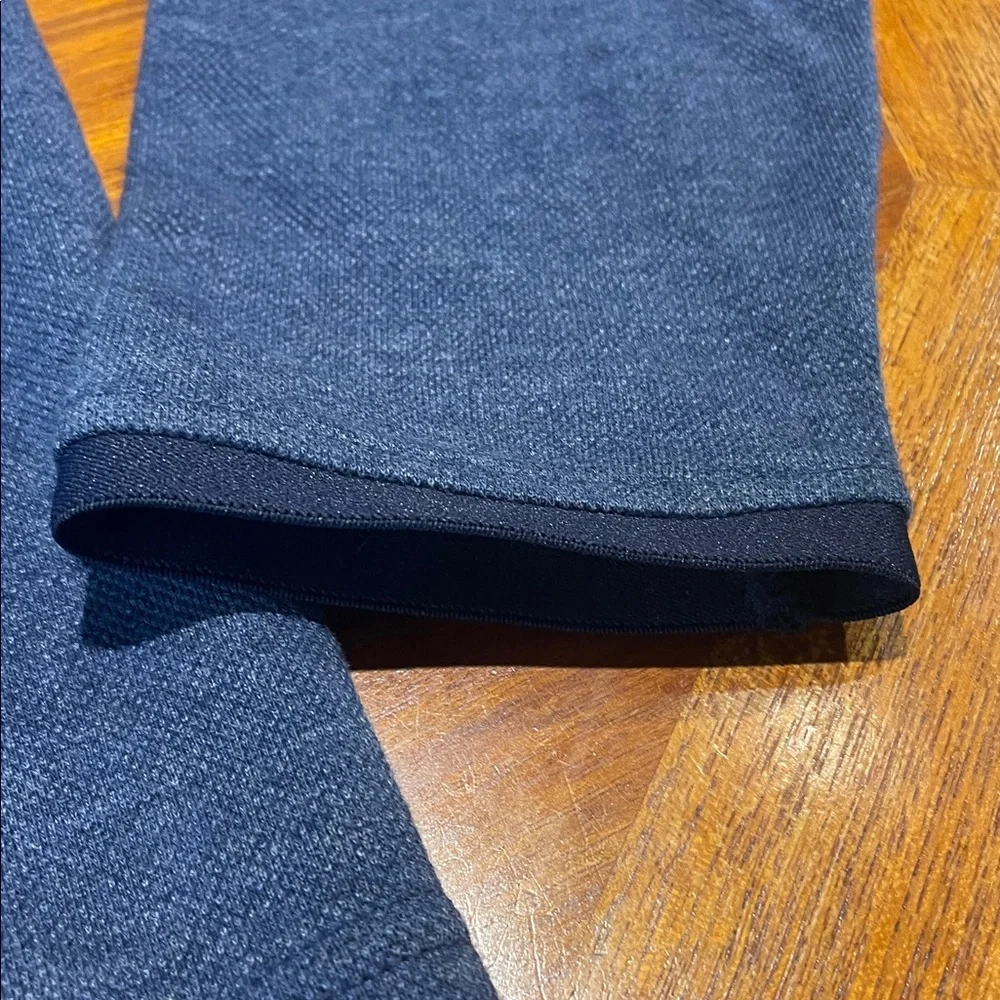 J. Crew blue Performance Quarter zip Oarsman pullover long sleeve shirt Small